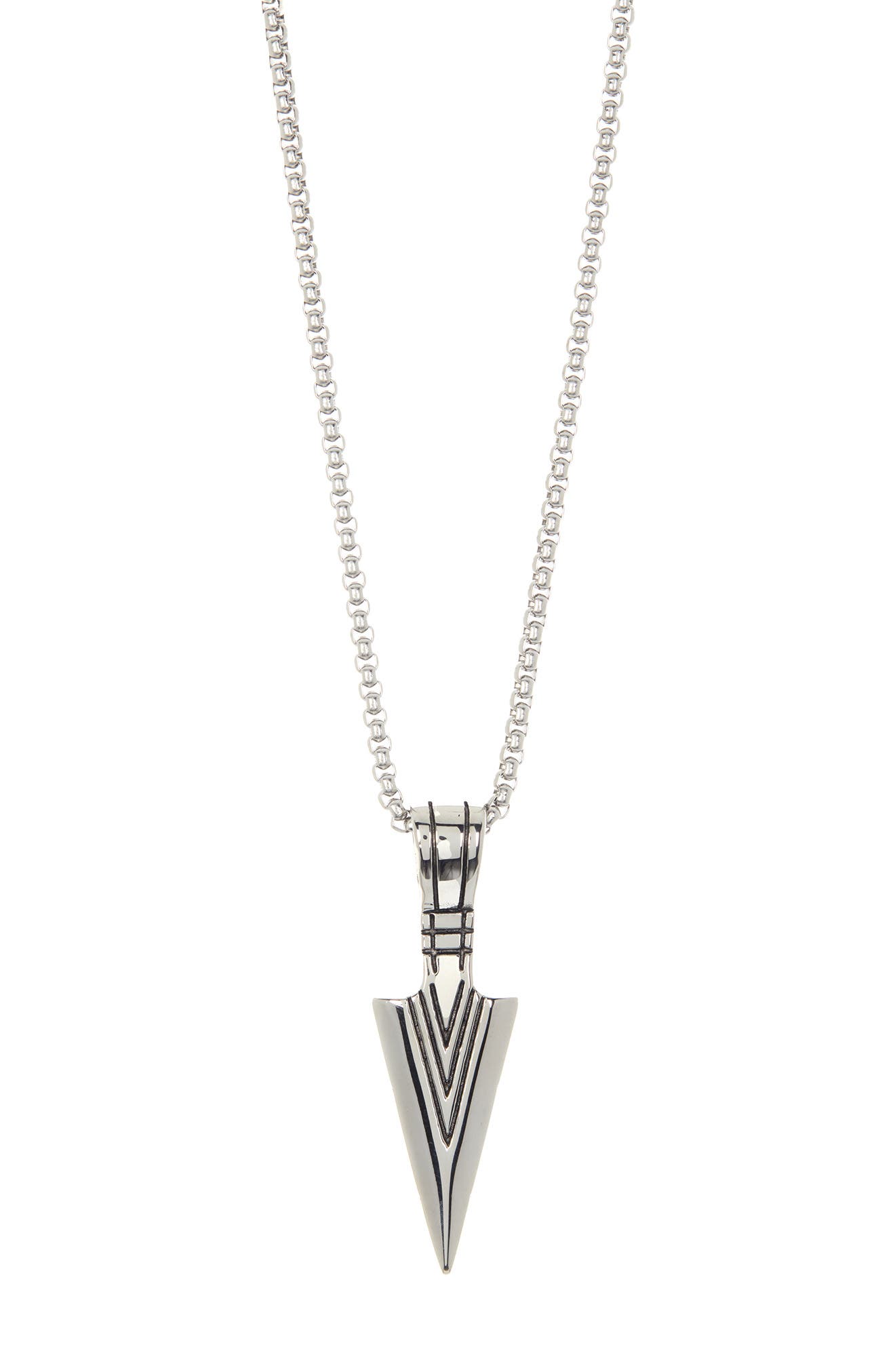 William Rast Arrowhead Pendant Necklace 