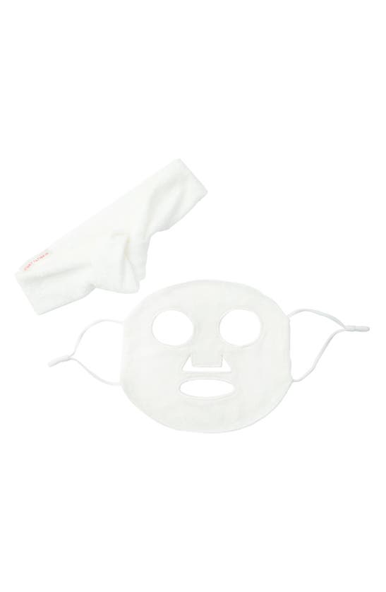 Shop Jenny Patinkin Pure Luxury Organic Reusable Sheet Mask & Spa Headband In White