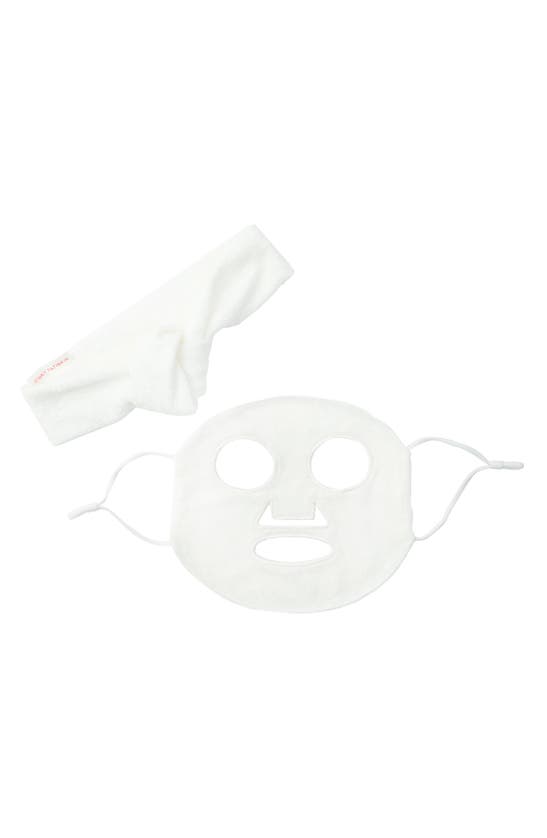 Jenny Patinkin Pure Luxury Organic Reusable Sheet Mask & Spa Headband In White