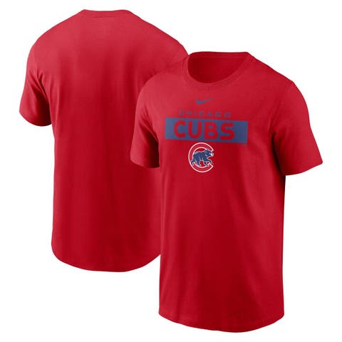 NIKE Fan Gear Chicago Cubs Nike Summer Breeze Short Sleeve Fashion Top - T- shirts