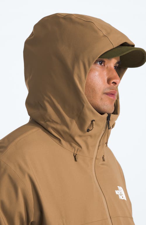 Shop The North Face Mtn Range Water Repellent Insulated Jacket In Utility Brown