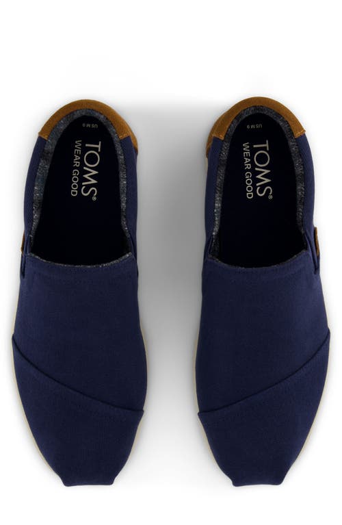 Shop Toms Alp Fwd Mid Slip-on Sneaker In Navy