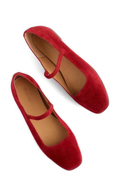 Madewell The Greta Ballet Flat In Ruby Port
