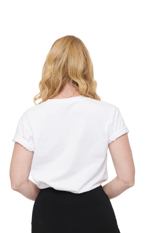 Unique Vintage Unisex Graphic Tee In White 2
