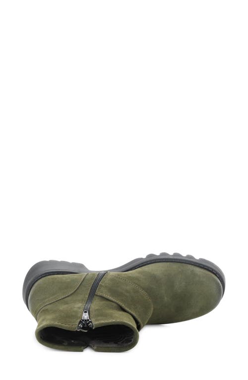 Fly London Rily Bootie In Aspen Oil Suede