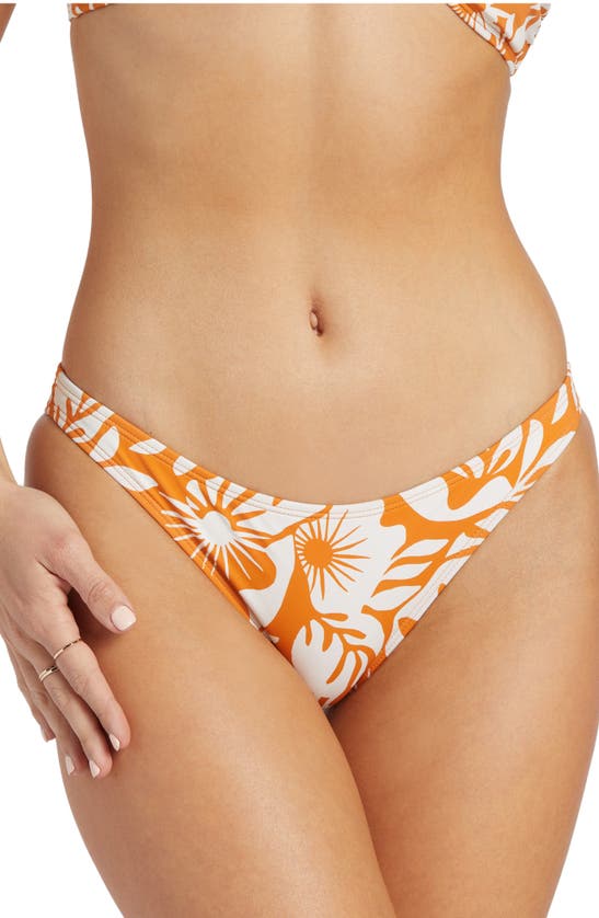 BILLABONG BILLABONG ON ISLAND TIME TROPICAL PRINT BIKINI BOTTOMS