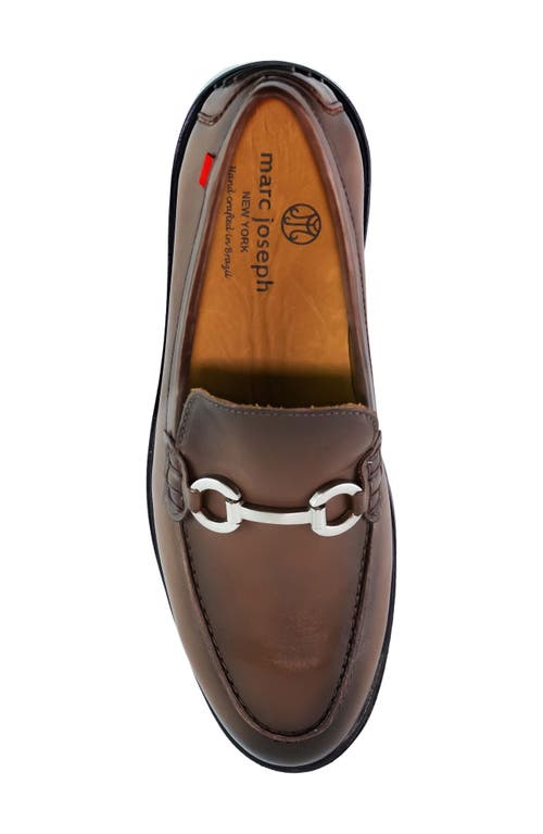 Marc Joseph New York Bond Street Bit Loafer In Mocha Napa Soft