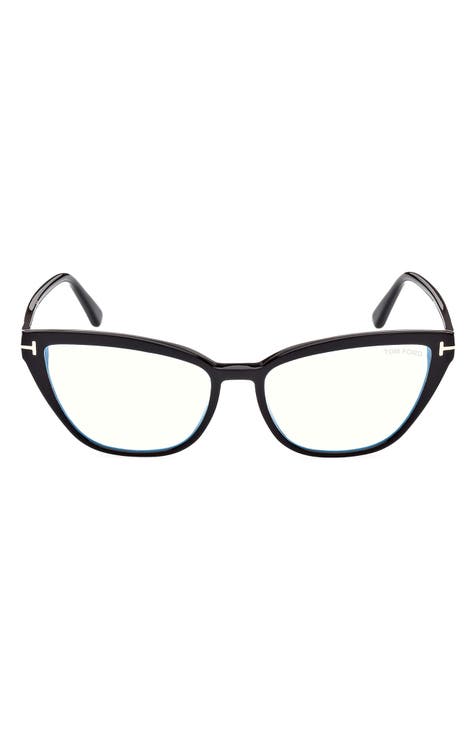 Tom Ford Cat'S-Eye Optical Glasses in Black