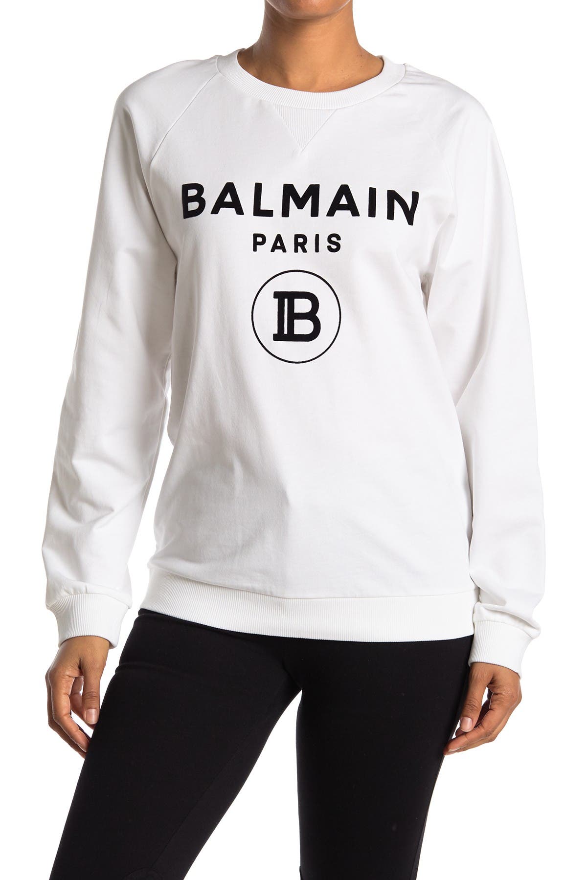 balmain crew neck sweater