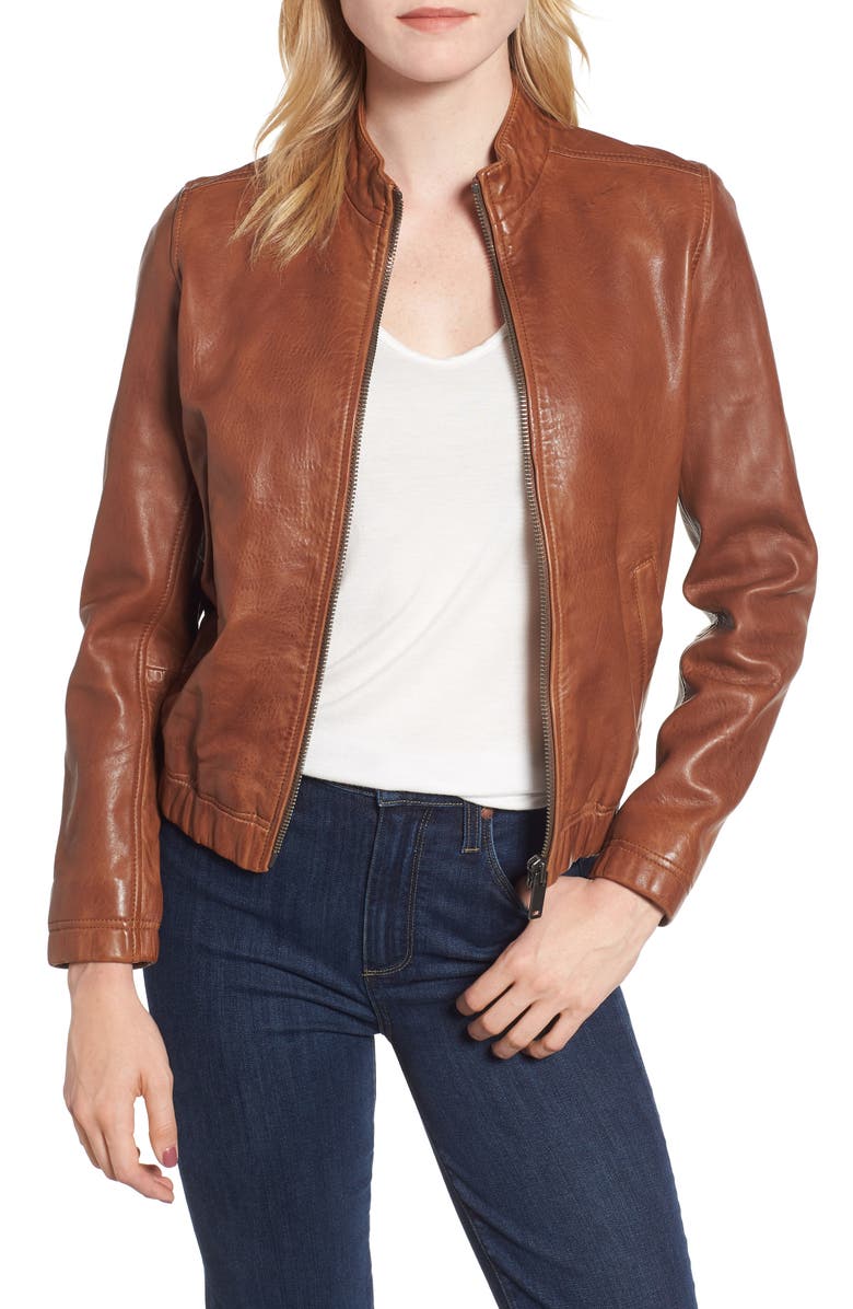 Lucky Brand Ana Leather Jacket Nordstrom Ana Leather Jacket Main Color 210