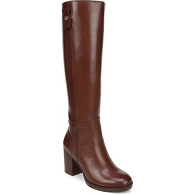 Franco Sarto Kendra Knee High Boot Ext Calf- Brown