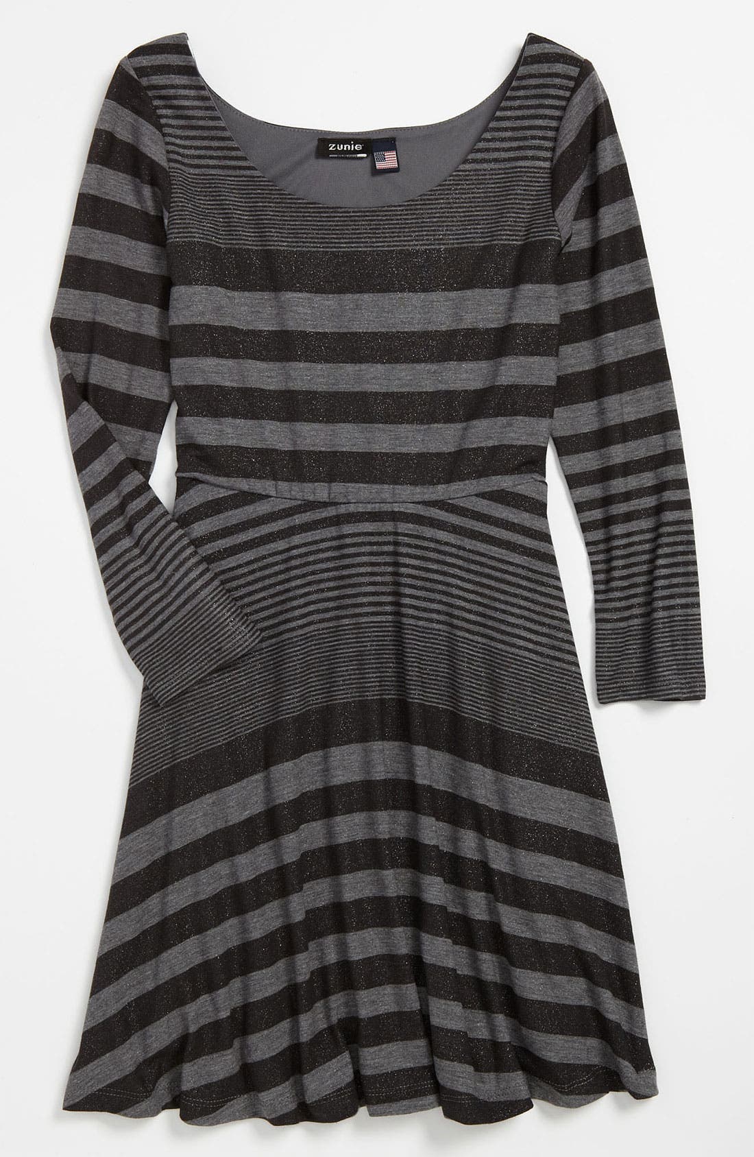 Zunie 'Foil' Knit Dress (Little Girls & Big Girls) Nordstrom