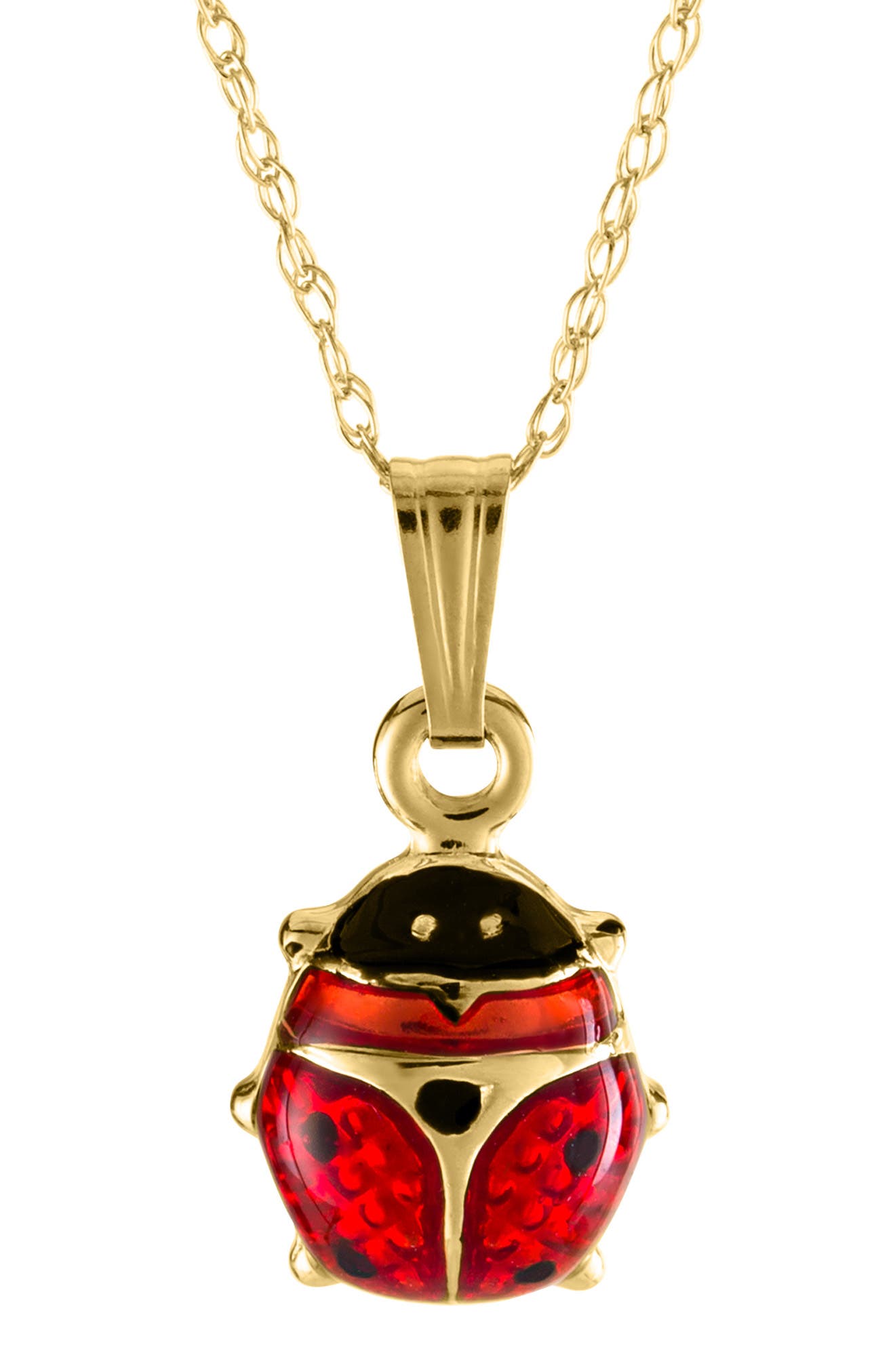 14K Gold Ladybug Necklace Nordstrom