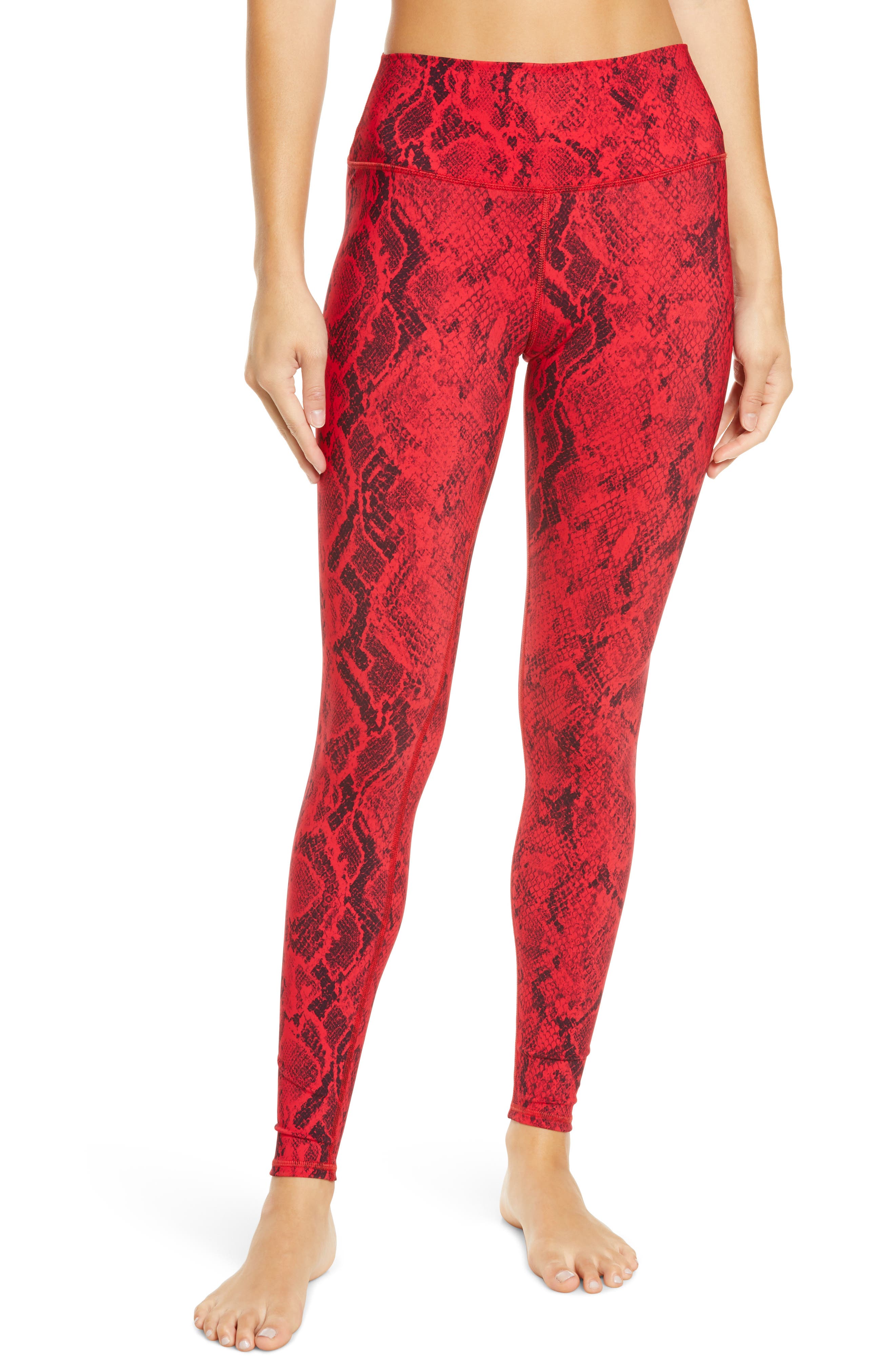 Alo Yoga High Waist Snake Print 