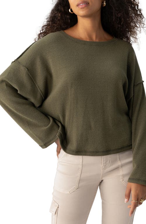 Shop Sanctuary Change Of Scenery Knit Top In Burnt Olive