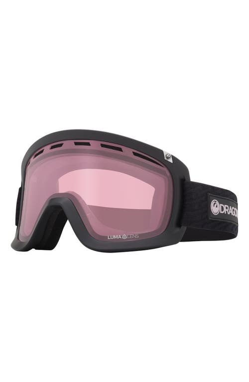 Dragon D1 Otg Snow Goggles With Bonus Lens In Pink