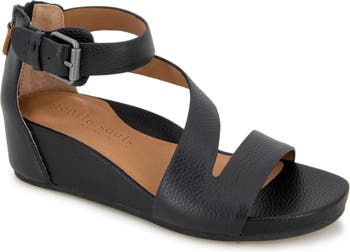 Gentle souls black store sandals