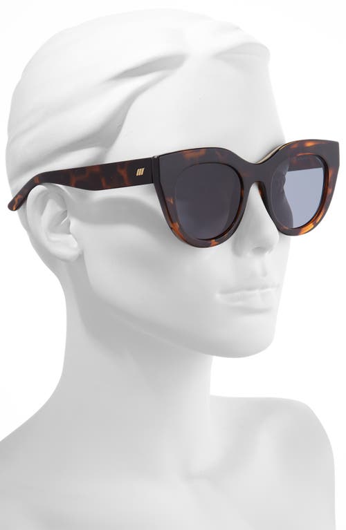 Shop Le Specs Air Heart 51mm Sunglasses In Tortoise/smoke