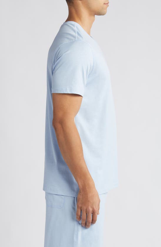 Shop Daniel Buchler Cotton & Tencel® Lyocell Blend Pajama T-shirt In Sky