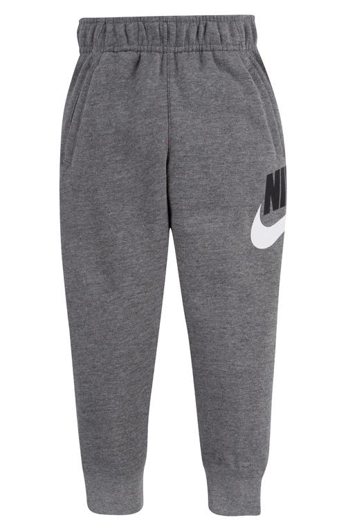 Nike Kids' Club Logo Joggers in Carbon Heather at Nordstrom, Size 2T