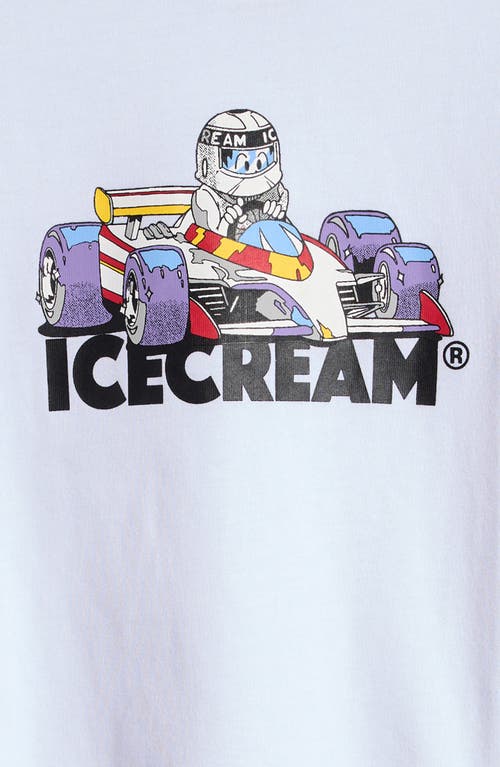 Shop Icecream Kids' Kart Cotton Graphic T-shirt In White