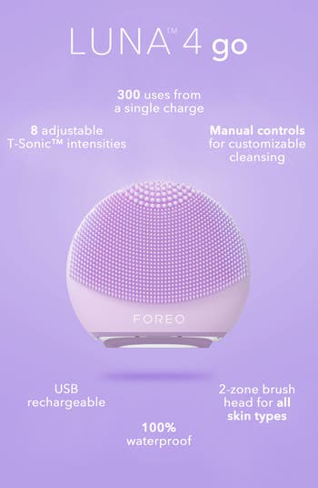 FOREO LUNA 4 go Facial & Device | Massaging Cleansing Nordstrom