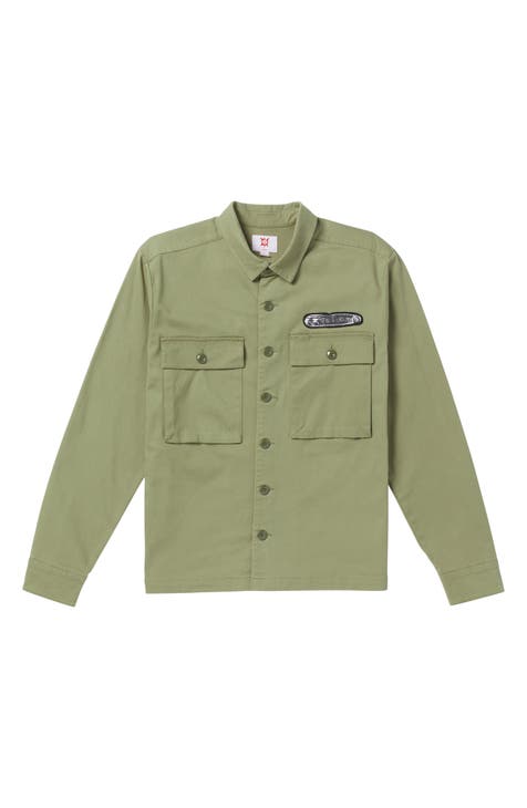 Pinned Button-Up Workshirt