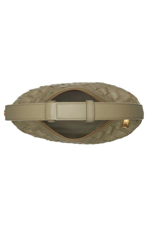 Bottega Veneta Mini Wallace Intrecciato Leather Shoulder Bag In 2355 Pinecone-gold