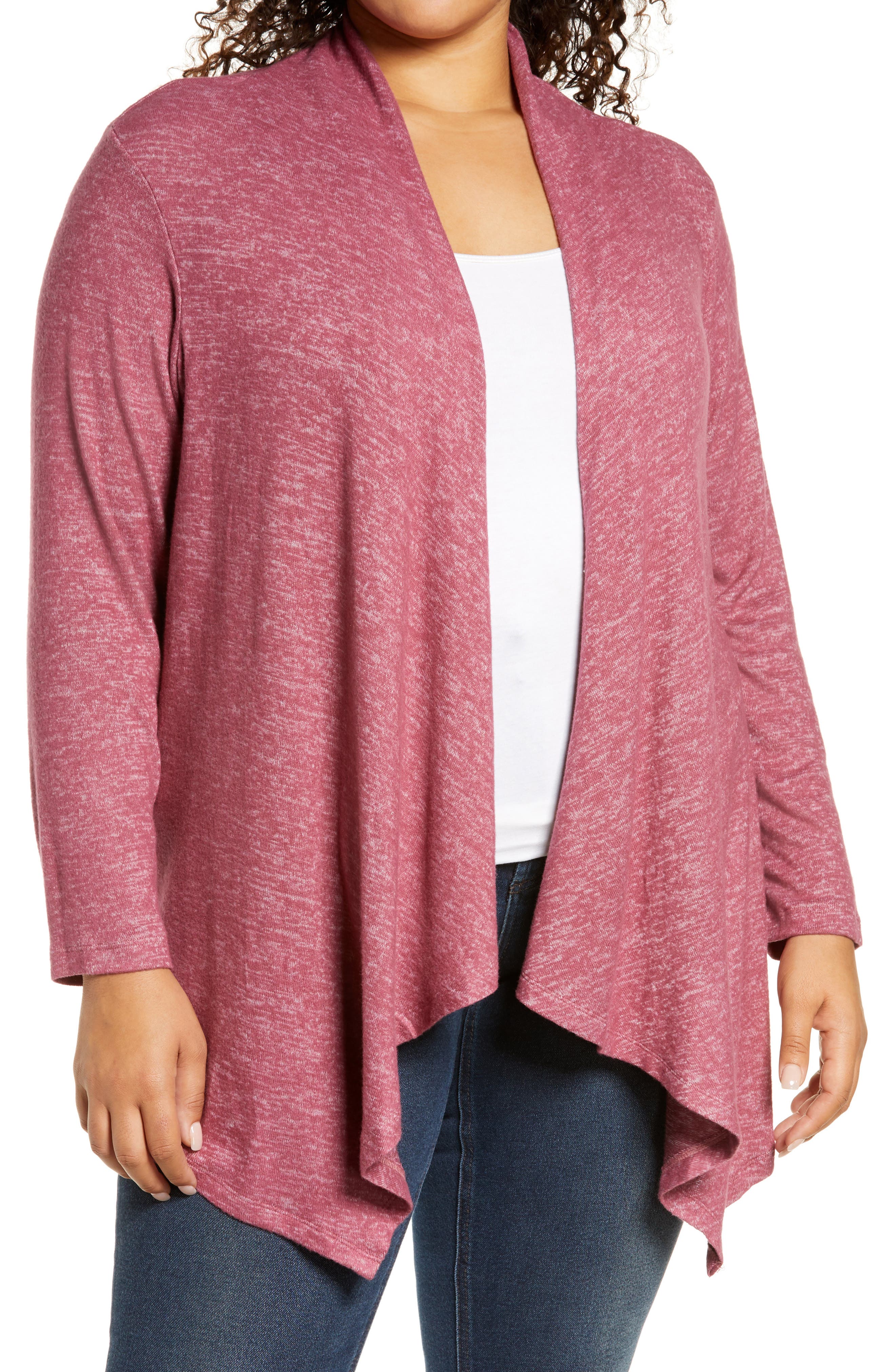 bobeau amie waterfall cardigan
