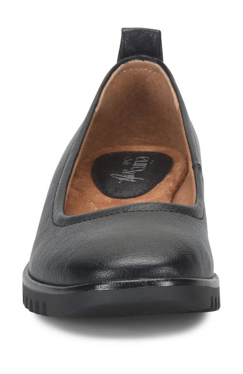 Eurosoft Darcie Wedge Flat In Black