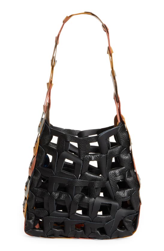 Sc103 Links Leather Shoulder Bag In Ember