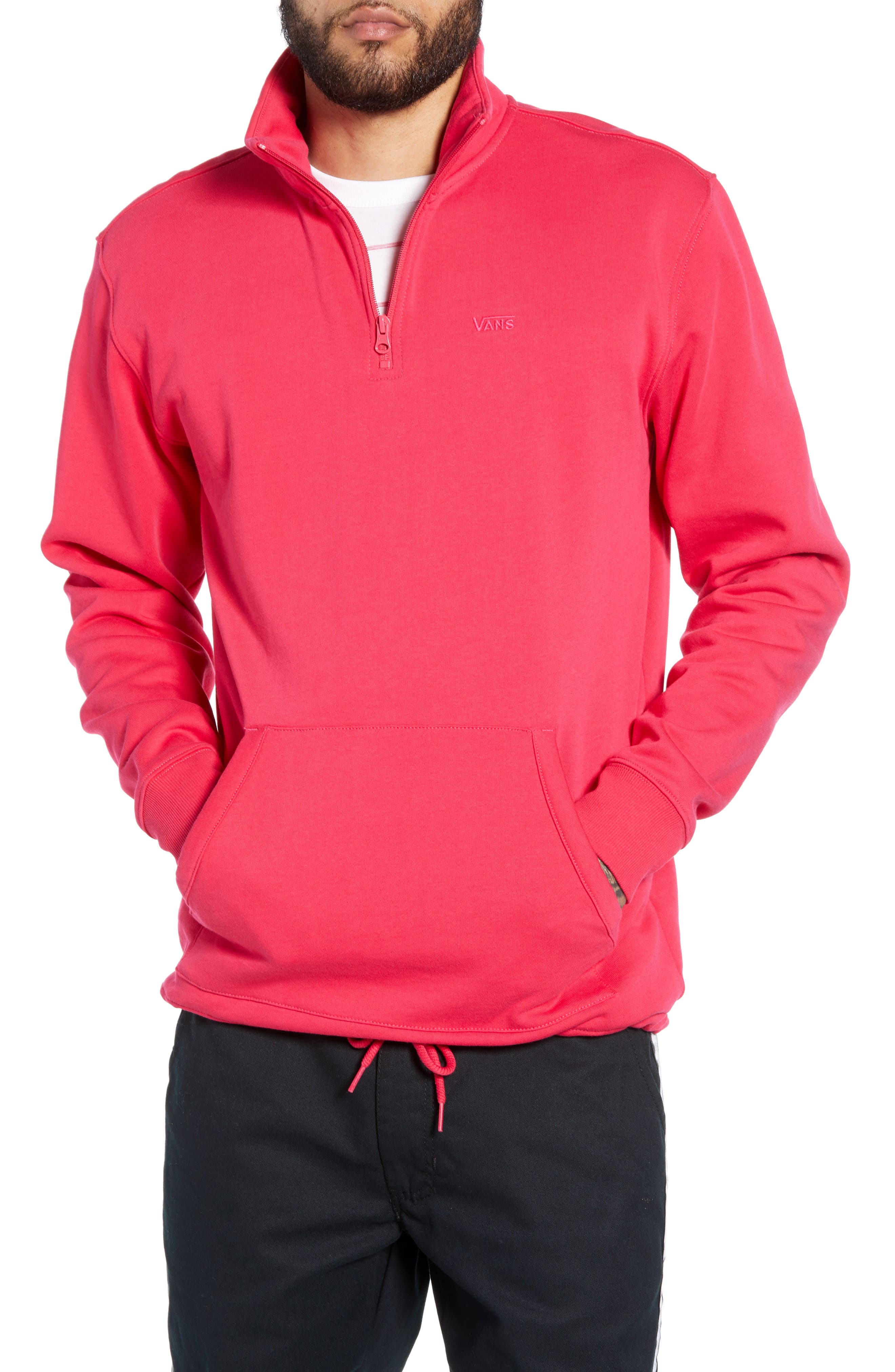 vans versa quarter zip sweater