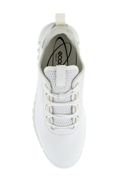 Shop Ecco Gruuv Sneaker In White/light Grey