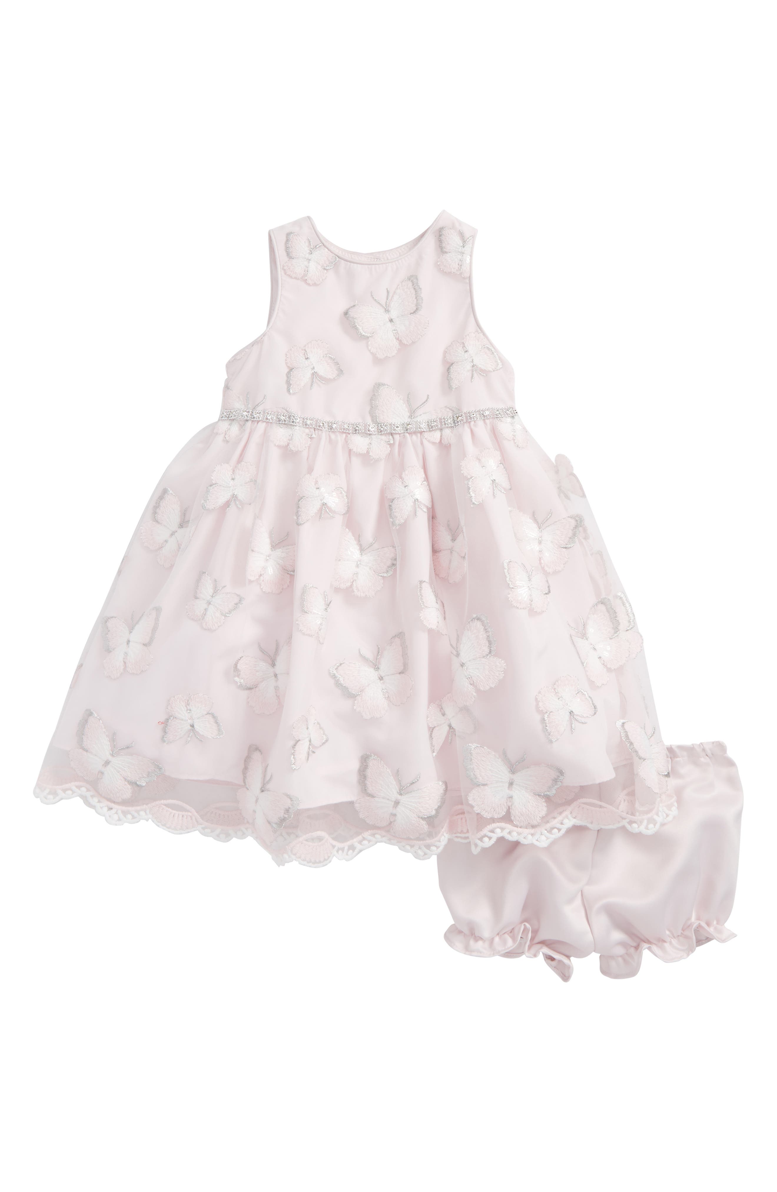 Pippa & Julie Embroidered Butterfly Dress (Baby Girls) Nordstrom