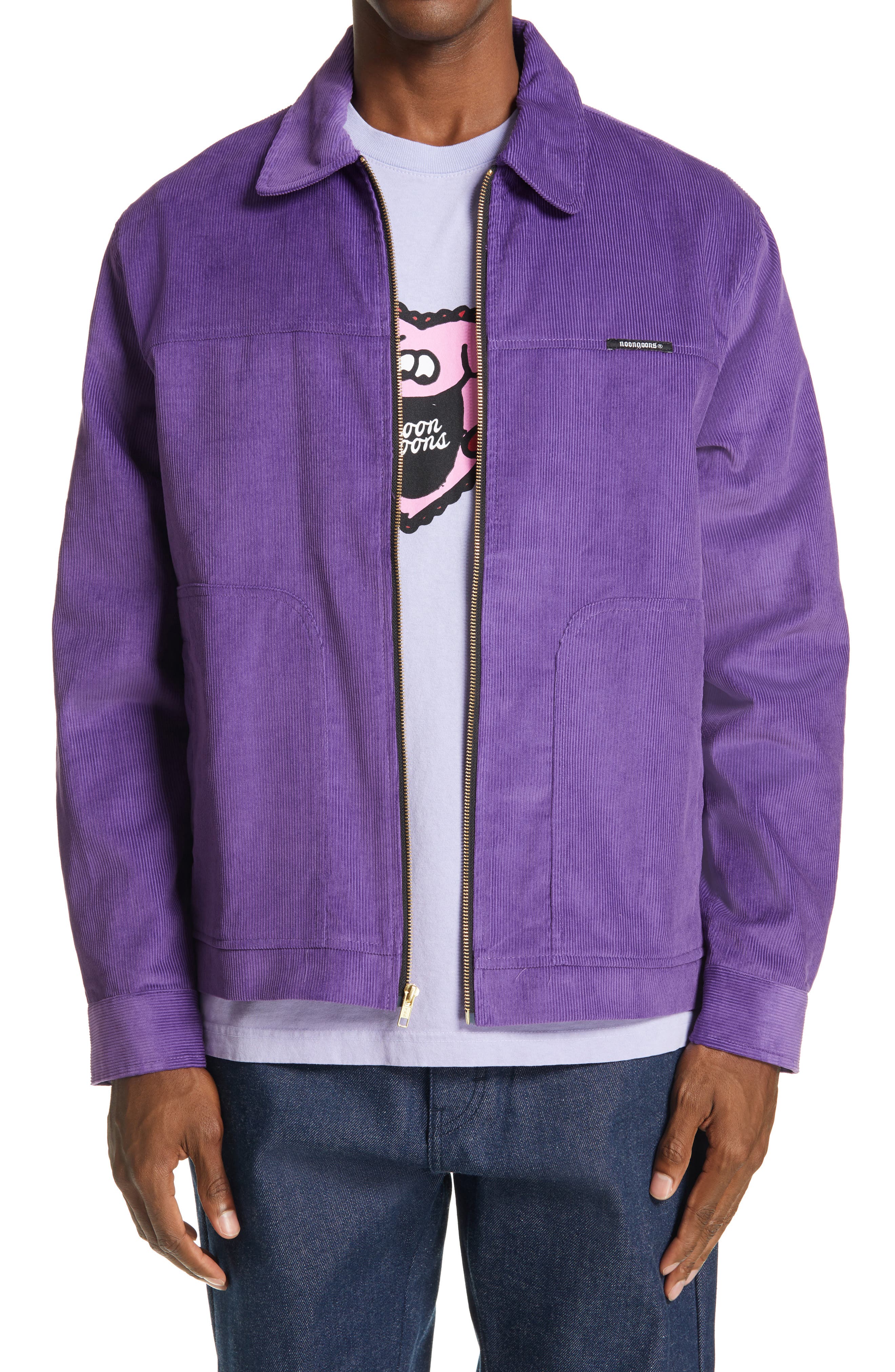 mens purple corduroy trousers