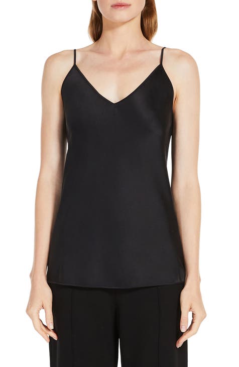 Silk Stretch V-neck Tank