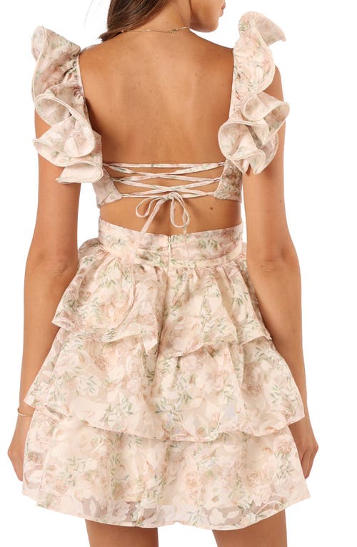 Petal And Pup Petal & Pup Leanna Floral Tiered Minidress In Floral