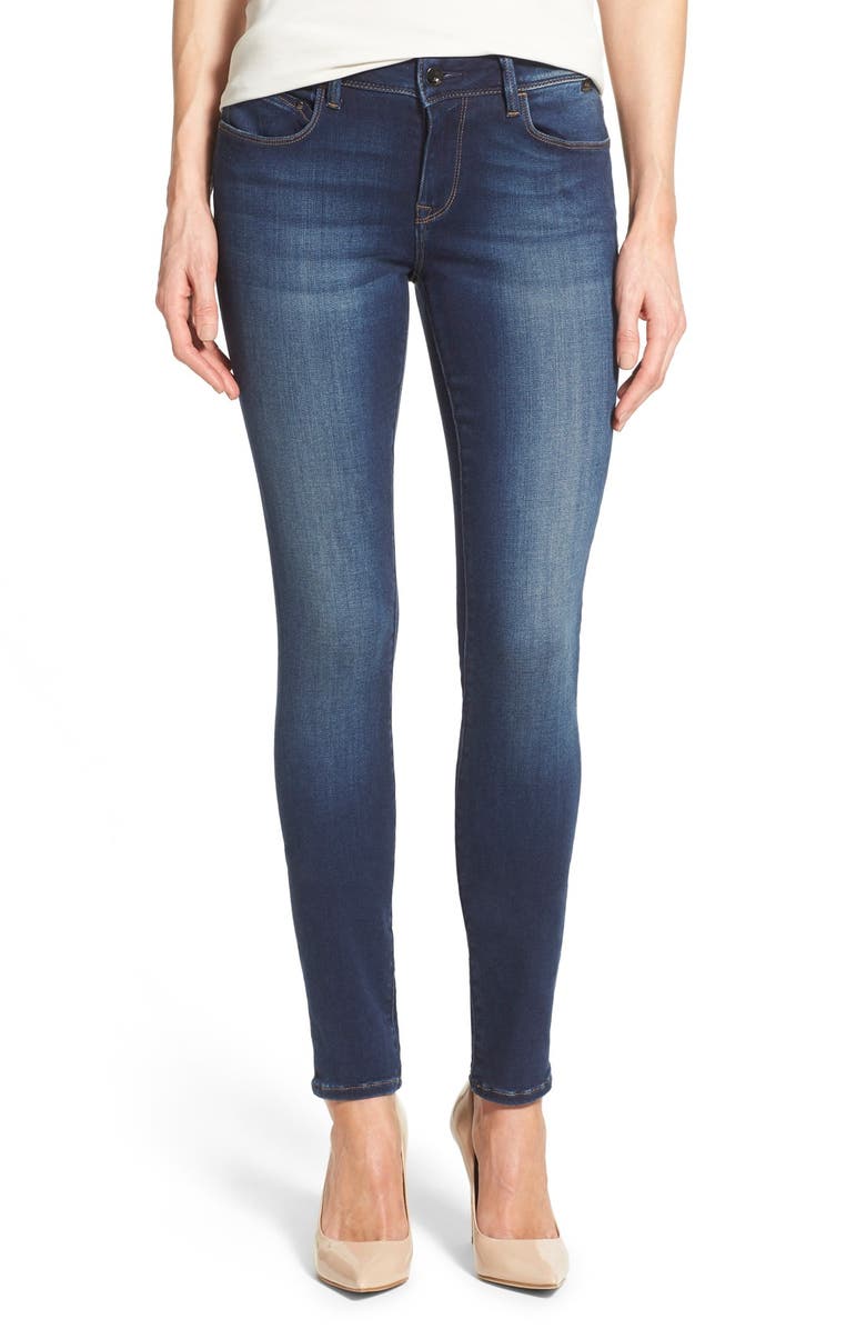 Mavi Jeans Gold 'Alexa' Stretch Skinny Jeans (Dark Feather) | Nordstrom