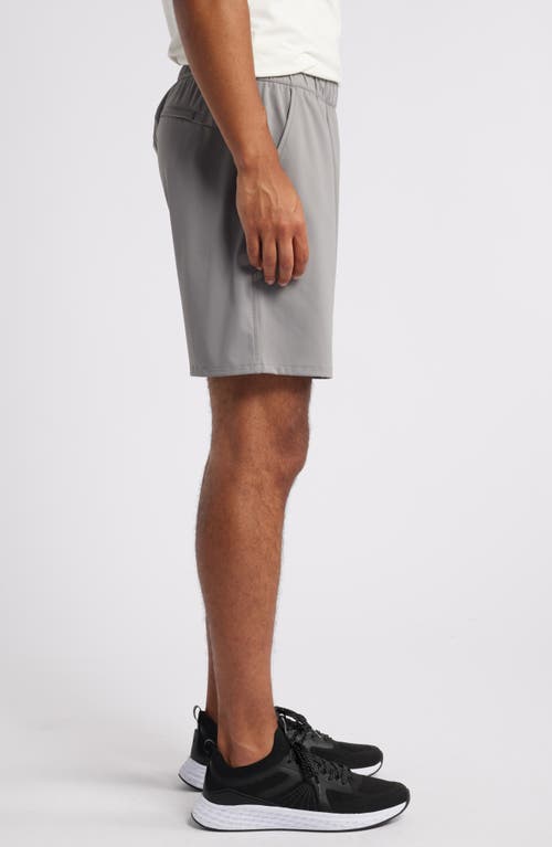 Shop Zella Stride Performance Shorts In Grey December