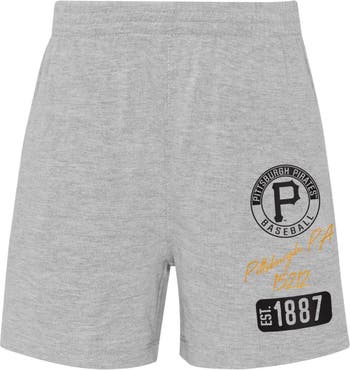 Lids Pittsburgh Pirates Infant Ground Out Baller Raglan T-Shirt and Shorts  Set - Gold/Heather Gray