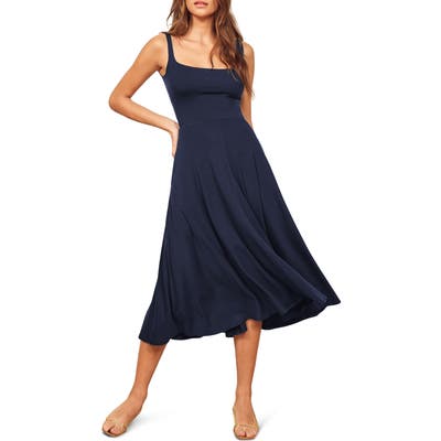 Reformation Mary Tank Dress, Blue