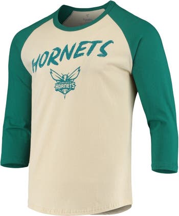 Men's Fanatics Branded LaMelo Ball Cream Charlotte Hornets NBA 3/4-Sleeve  Raglan T-Shirt 