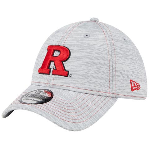 Rutgers Rope Hat Men's New Era Gray Rutgers Scarlet Knights Speed 39THIRTY Flex Hat