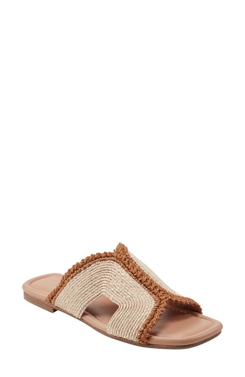 Shop Marc Fisher Ltd Nashie Slide Sandal In Light Natural