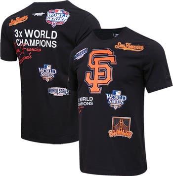 Men's Pro Standard Black San Francisco Giants Championship T-Shirt Size: Medium