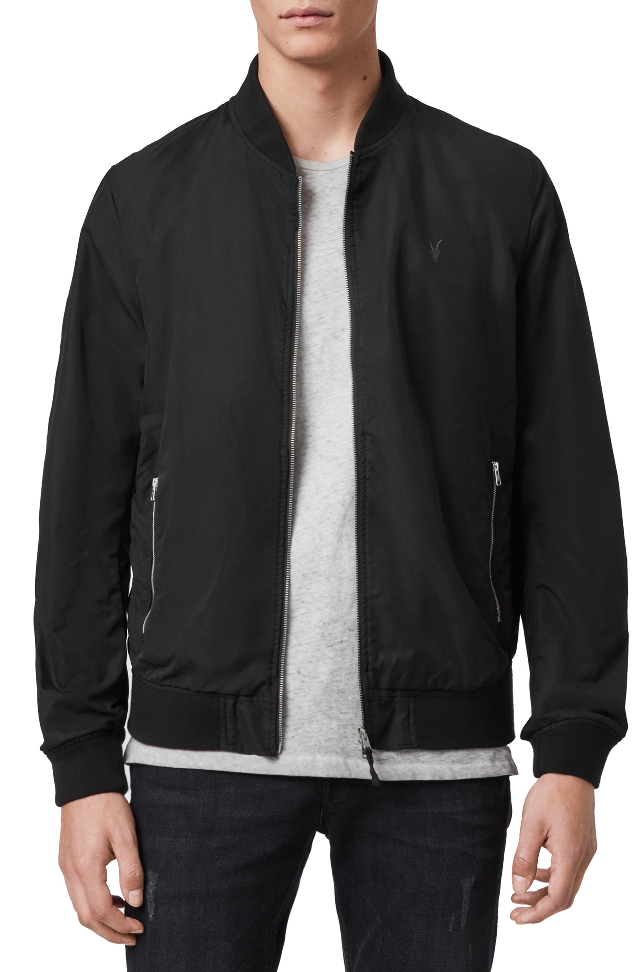 white and black bomber jacket mens