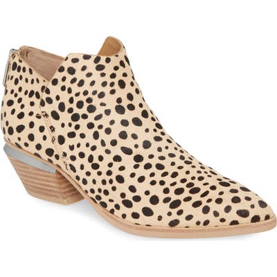 Dolce Vita Marca Genuine Calf Hair Bootie- Brown