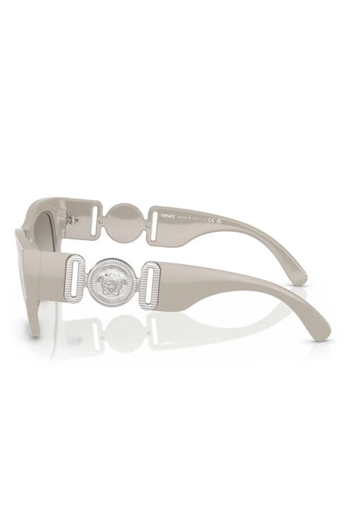 Versace Logo Sunglasses In Grey