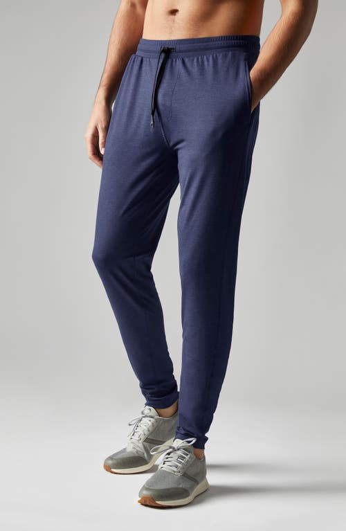 OOO Tapered Knit Pants in Navy