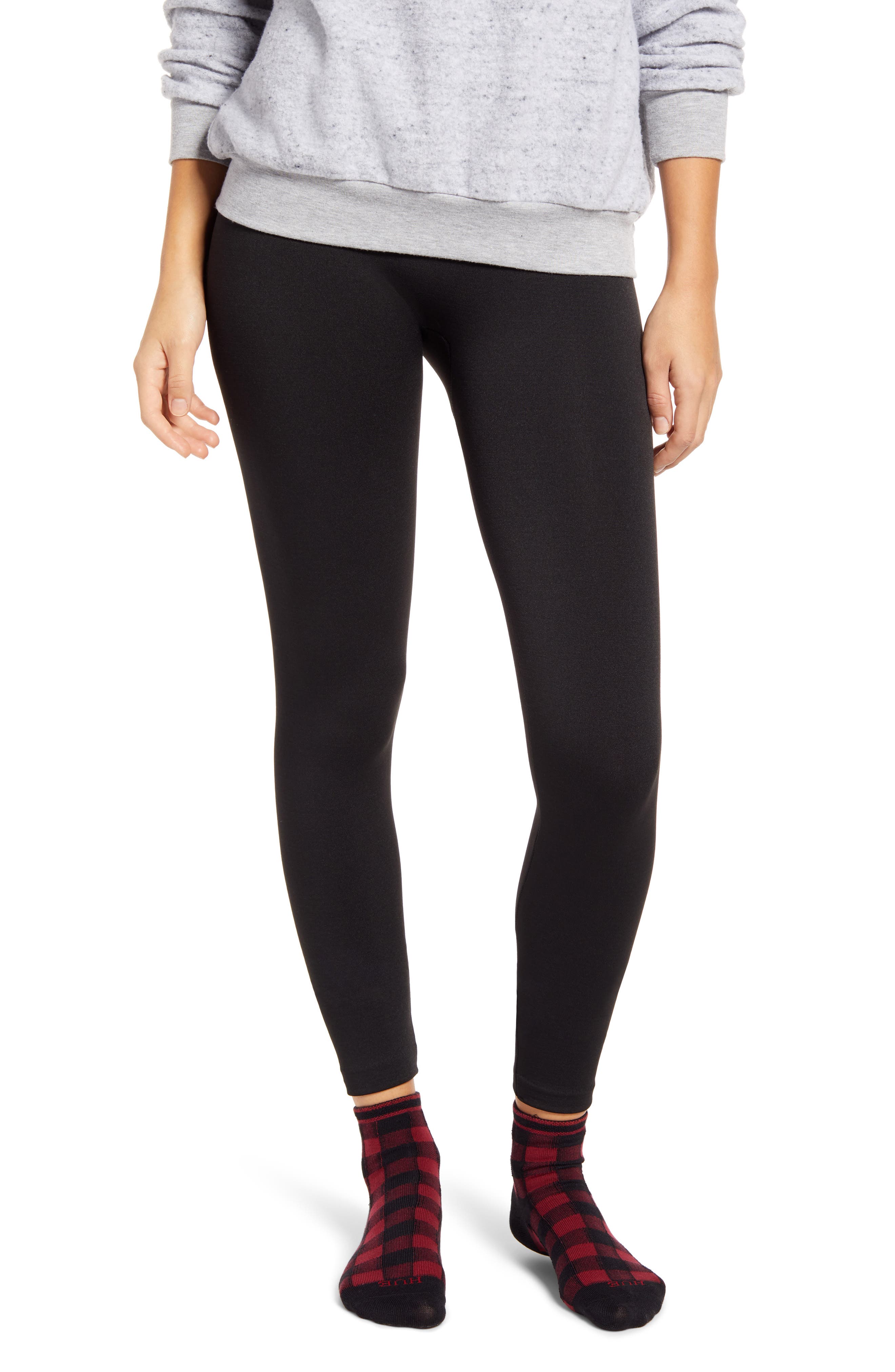 hue ribbed leggings